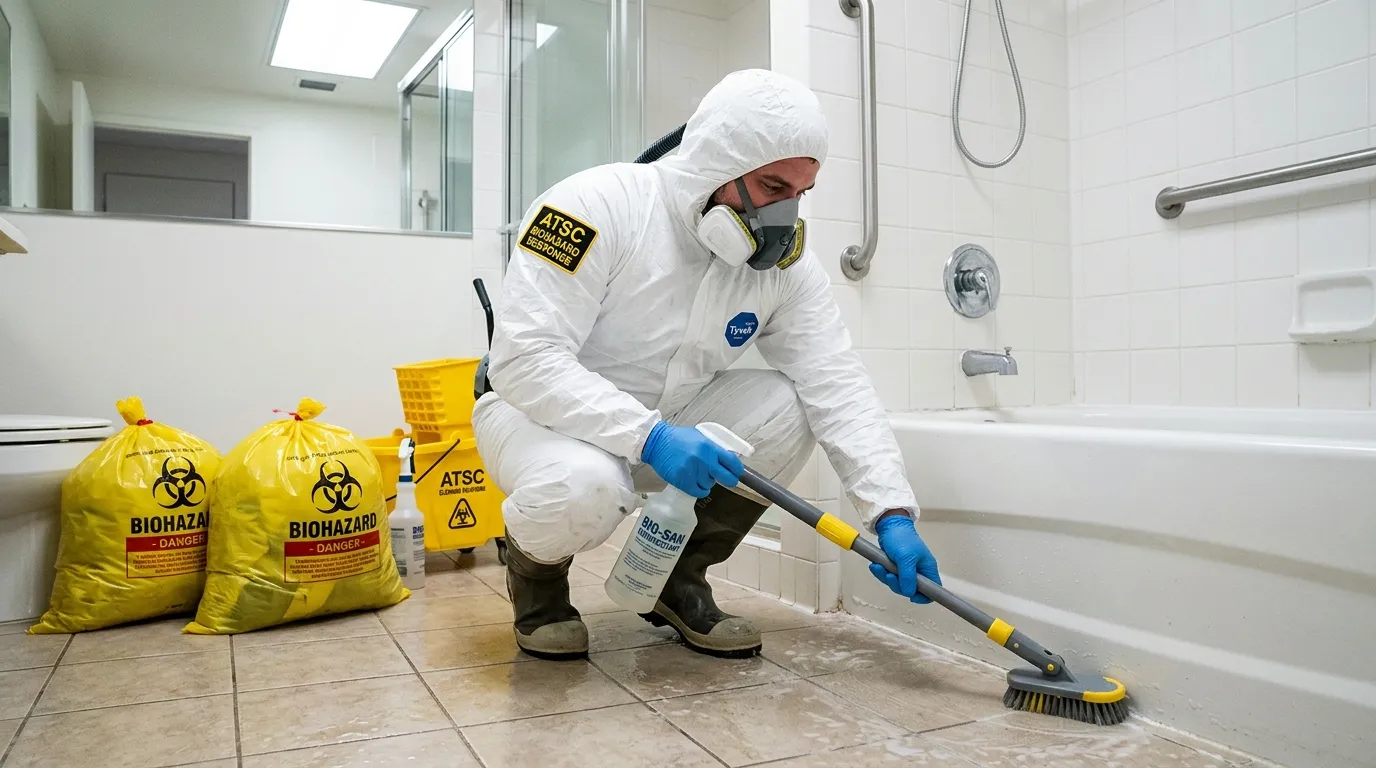 Decontamination equipment deployed for Blood Cleanup in Lindsay